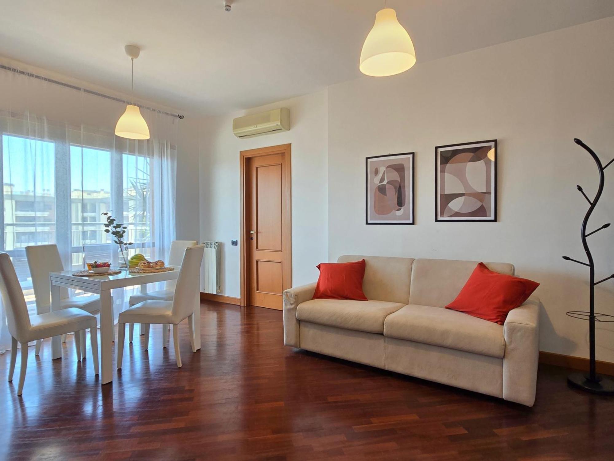 Golden Hour Apartment - Panoramic Terrace Fiumicino Bagian luar foto
